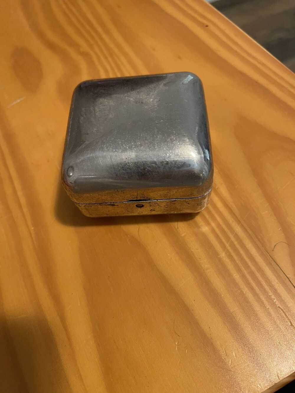 VTG Twinplex Safety Razor Stropper Sharpener CHROME Case Circa 1920 CASE ONLY